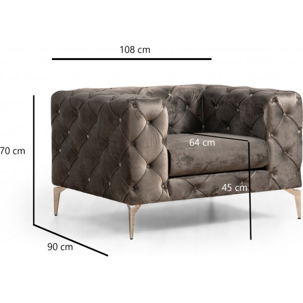 Fauteuil Cme - Anthracite