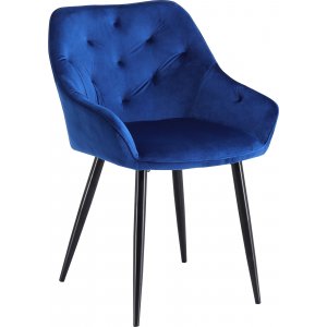 Chaise de salle  manger Cadeira 487 - Bleu fonc