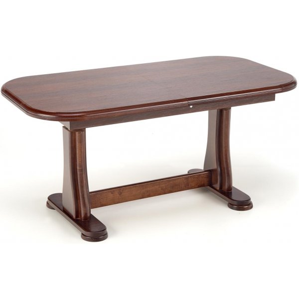 Table basse lot d'appoint 125-164 cm - Noyer fonc