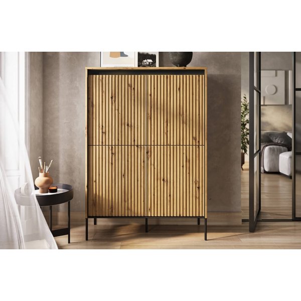 Trend skp H140 cm - Artisan ek/svart