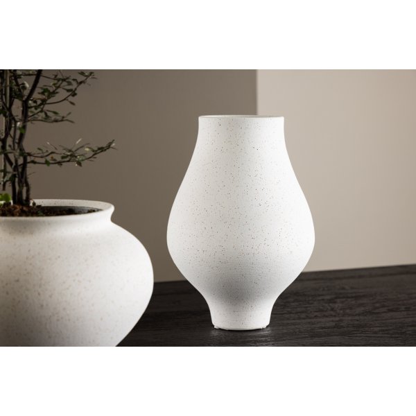 Vase Rellis 14 x 24 cm - Blanc Vase Rellis 14 x 24 cm - Blanc