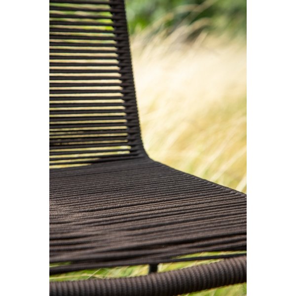 Chaise de salle à manger Lindos - Marron foncé Chaise de salle à manger Lindos - Marron foncé