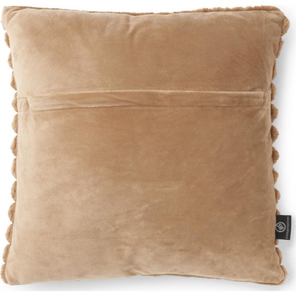 Coussin dcoratif ray Cognac - 45 x 45 cm