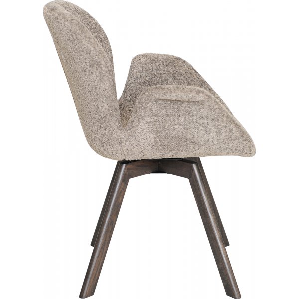 Chaise de salle  manger Bjerke - Taupe/brun