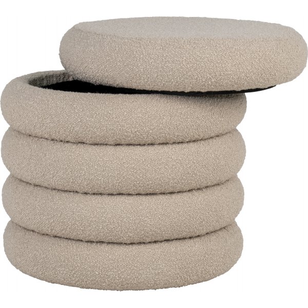 Brooklyn sittpuff Grå boucle Brooklyn sittpuff Grå boucle