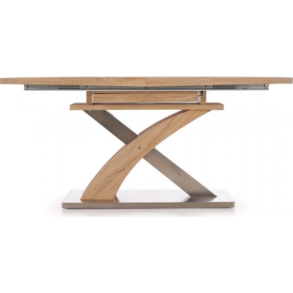 Table à manger extensible Bonita en chêne - 160-220 x 90 cm Table à manger extensible Bonita en chêne - 160-220 x 90 cm