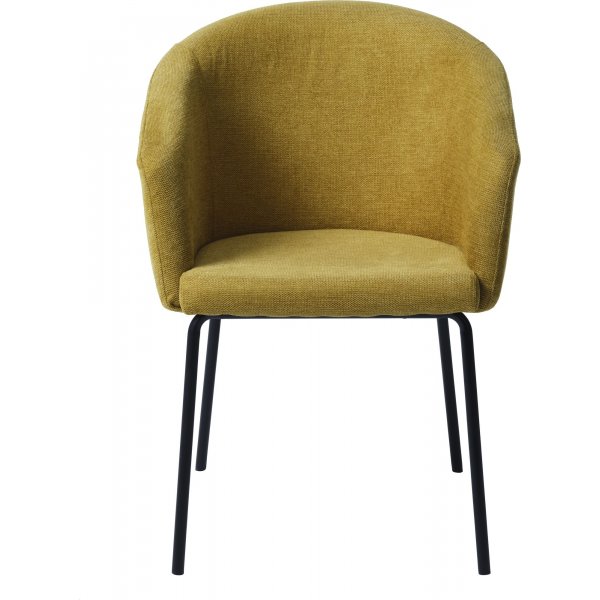 Chaise Erik en tissu jaune Chaise Erik en tissu jaune