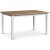 Fr matbord 140 cm -Ek/vit