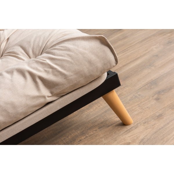 Saki 3-sits bddsoffa - Cream