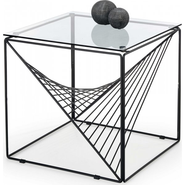 Table basse Orlando 50 x 50 cm - Verre fumé Table basse Orlando 50 x 50 cm - Verre fumé