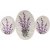 Lavender badrumsmatta set (3 st) - 50 x 60 cm (2 sts) / 60 x 100 cm (1 st)