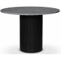 Decibel runt matbord 105 cm - Svart / Gr Marmor