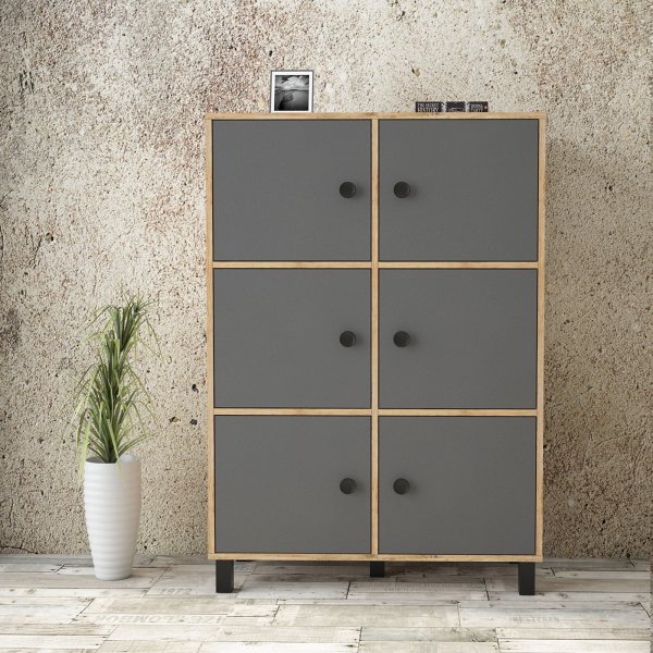 Vilamo skåp 48 - Furu/antracit Vilamo skåp 48 - Furu/antracit