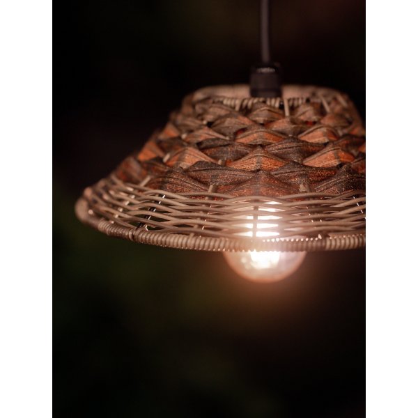 Plafonnier Lisen pour extérieur - Naturel - 27 cm Plafonnier Lisen pour extérieur - Naturel - 27 cm