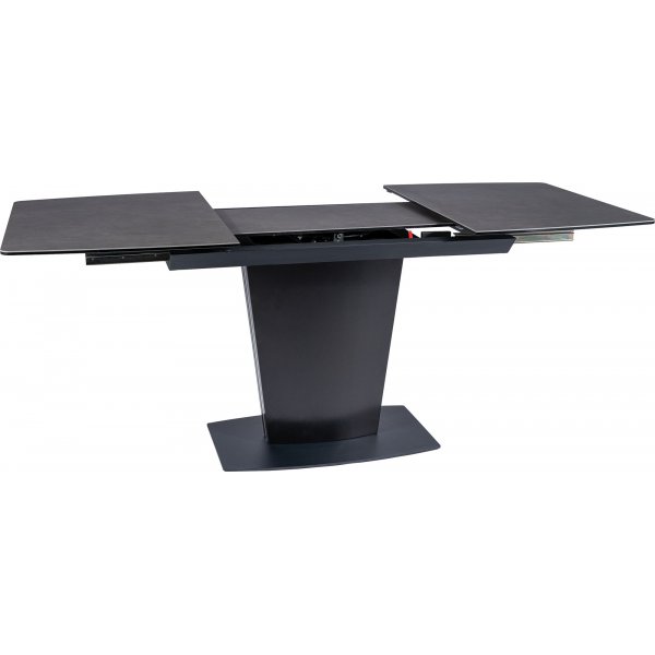 Table  manger extensible Malia 85x120-160 cm - Cramique noire
