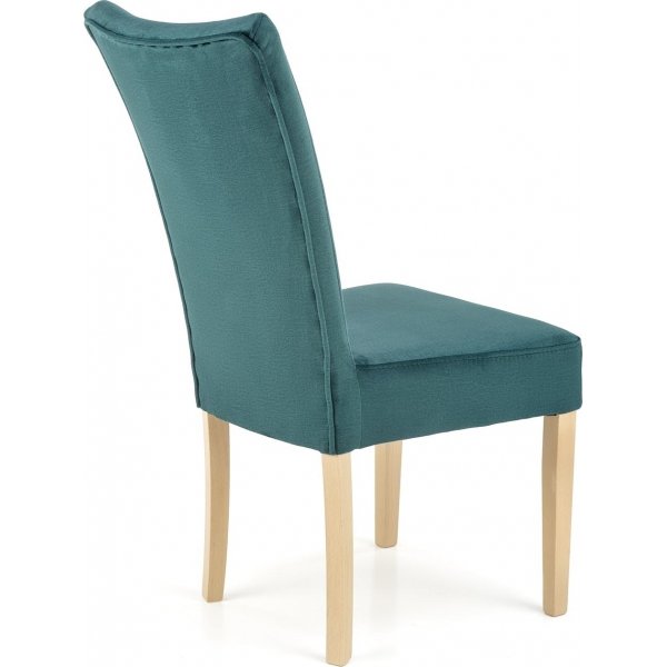 Chaise de salle à manger Vermont - Vert/chêne Chaise de salle à manger Vermont - Vert/chêne