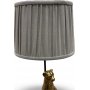 Belina lampskrm i grovt linne - Gr