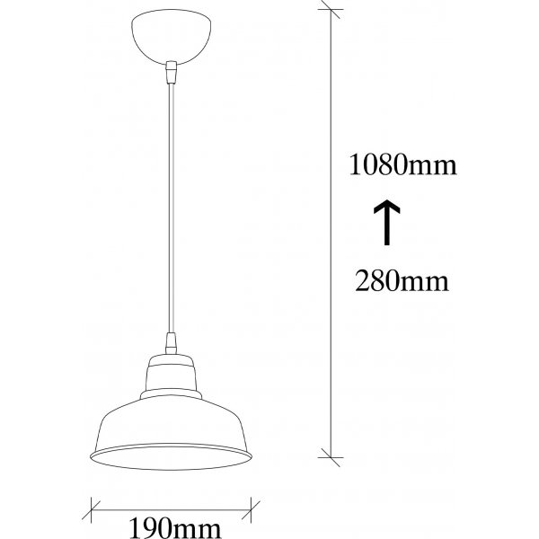 Plafonnier Bergen 181-S - Noir Plafonnier Bergen 181-S - Noir