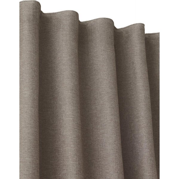 Rideau Olle lot de 2 2 x 140 x 280 cm - Nougat Rideau Olle lot de 2 2 x 140 x 280 cm - Nougat