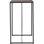Brea barbord 120 x 60 cm - Svart