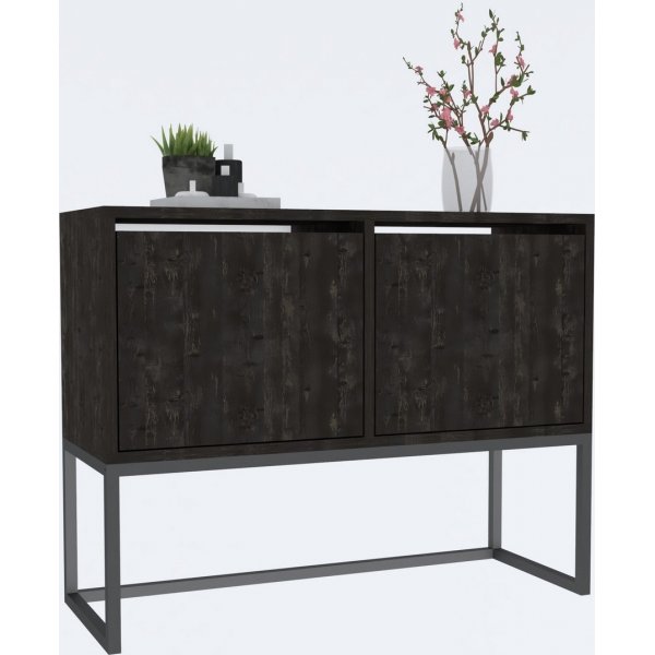 Zermat consoletafel 90 x 34 cm - Antraciet