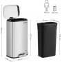 Totte soptunna 30 l - Silver