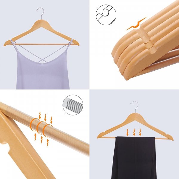 Kldgalge, tr, 44,5 cm, 30-pack - Beige