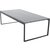 Table basse Kvarnbacken 120 x 60 cm - Marbre noir/gris