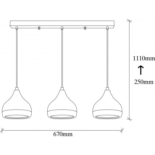Plafonnier Yildo 6877 - Noir/cuivre Plafonnier Yildo 6877 - Noir/cuivre