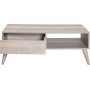 Sharp soffbord 110 x 65 cm - Ljus valnt