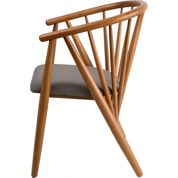 Fauteuil Doris - Chêne/gris Fauteuil Doris - Chêne/gris