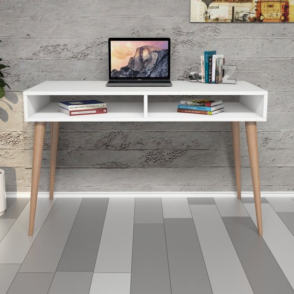 Bureau Cisto 120x60 cm - Blanc Bureau Cisto 120x60 cm - Blanc