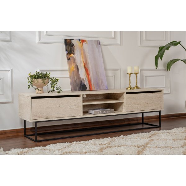 TV-bänk 180 cm beige - Escape TV-bänk 180 cm beige - Escape