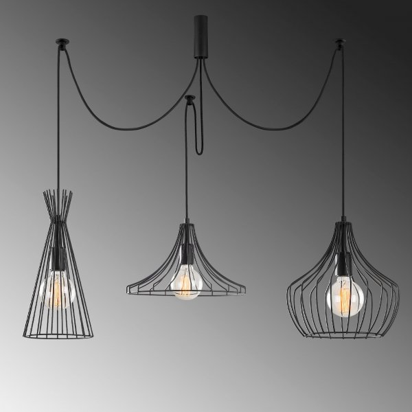 Plafonnier Mezo N-1291 - Noir