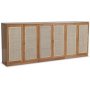 Level sideboard i oljad ek med drrar i rotting 210 cm