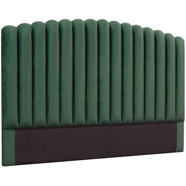 Tête de lit Bornholm (Velours vert émeraude) - Toutes largeurs Tête de lit Bornholm (Velours vert émeraude) - Toutes largeurs