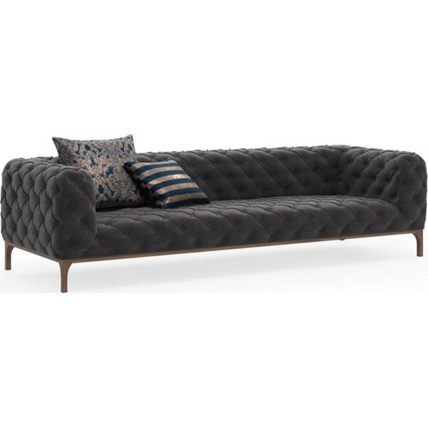 Fashion 3-sits soffa - Grå Fashion 3-sits soffa - Grå