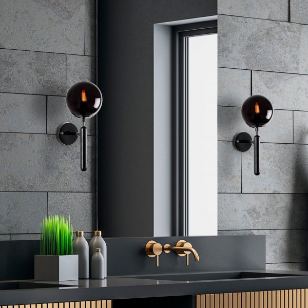 King wandlamp 11456 - Zwart