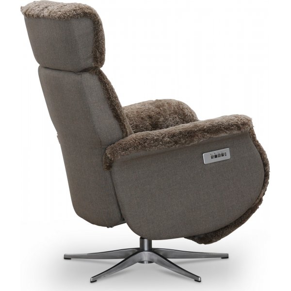 Duvnäs flip-up fåtölj - Beige fårskinn Duvnäs flip-up fåtölj - Beige fårskinn