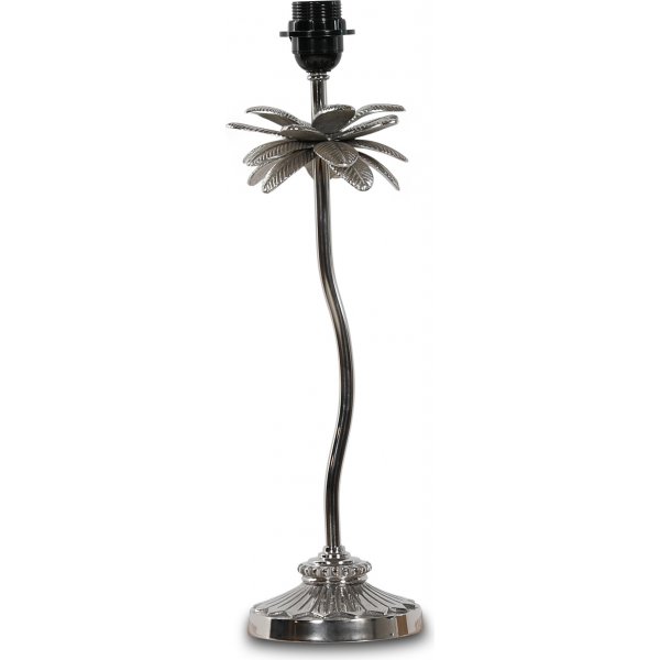 Palm lampfot H42 cm - Silver