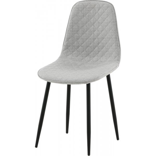 Chaise de salle à manger Bridge Diamond - Tissu gris Chaise de salle à manger Bridge Diamond - Tissu gris