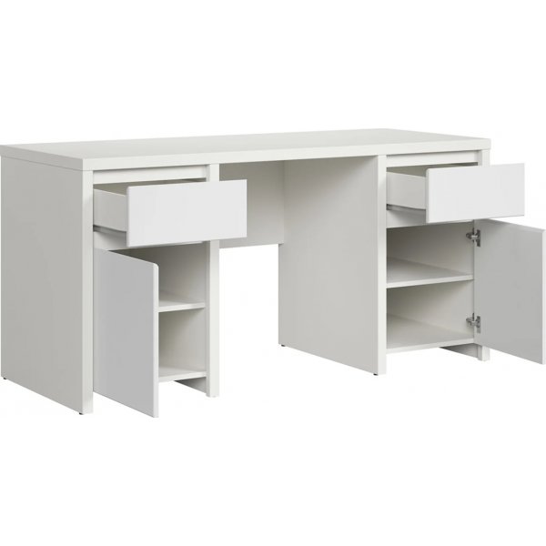 Bureau Caspian 160 x 65 cm - Blanc Bureau Caspian 160 x 65 cm - Blanc
