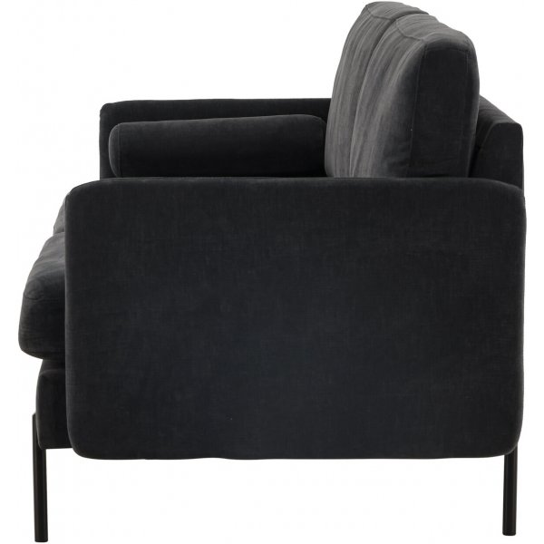 Antibes 2-sits soffa - Svart/Mörkgrå Antibes 2-sits soffa - Svart/Mörkgrå