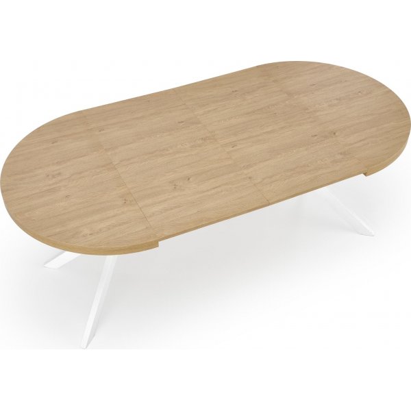 Table  manger Nastro 100-250 cm - Chne/blanc