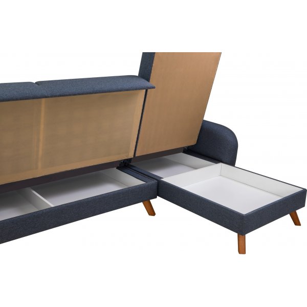 Kronos 2 slaapbank Donkerblauw