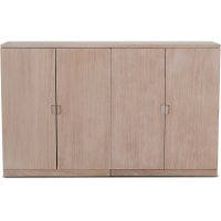 Level sideboard med släta dörrar B140 cm - Whitewash Level sideboard med släta dörrar B140 cm - Whitewash