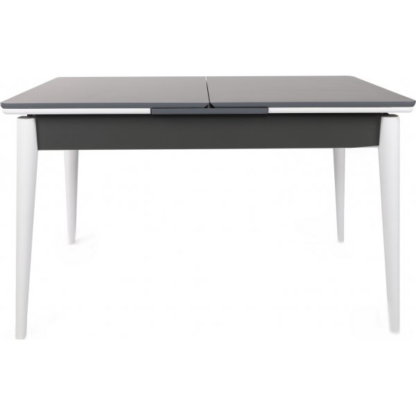 Table à manger Sigma 130-166 x 80 cm - Anthracite/blanc Table à manger Sigma 130-166 x 80 cm - Anthracite/blanc