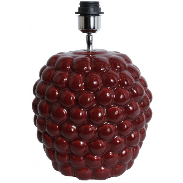 Big Bouble lampfot H32 cm - Rd (Glansig)