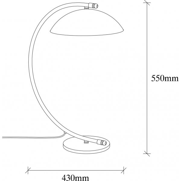 Lampe à poser Silvan - Noir/or Lampe à poser Silvan - Noir/or