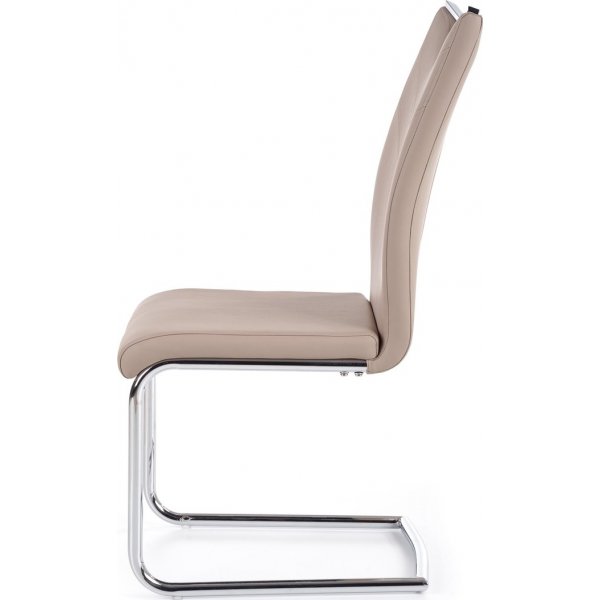 Stoel Annmarie - Cappuccino/chroom Stoel Annmarie - Cappuccino/chroom